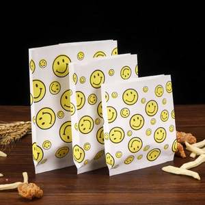 Bolsa de Papel Kraft Ecológica para Alimentos, Bolsa de Papel para Galletas, Biodegradable, para Restaurantes, Palomitas de Maíz, Aperitivos, Impresa, Plana - Product Image 1