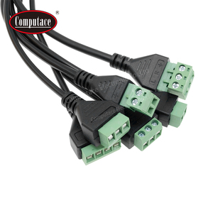 300mm Micro USB femelle à 5 broches femelle adaptateur câble boulon vis bouclier bornes 3A charge rapide pour appareil photo et ordinateur - Product Image 5