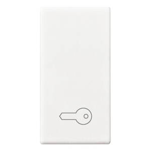 White Key Symbol Wall <b>Switch</b> 4.4 In Length 2.2 In Width 0.8 In Height - Product Image 1