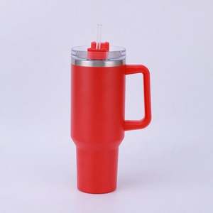 AGH New Arrival <b>40oz</b> Adventure Quench 18/8 Vacuum Travel Powder Coated <b>Tumbler</b> <b>With</b> <b>Handle</b> and Straw Customize Logo - Product Image 3