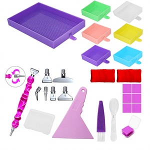 Kit d'outils de peinture diamant 5D DIY, plateau de rangement pour strass, organisateur pour fournitures d'artisanat - Product Image 3
