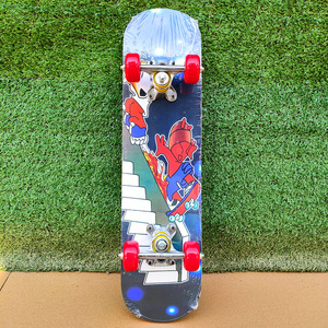 สเก็ตบอร์ด Like The Wind Cruiser รุ่น 2406A ทำจากไม้เมเปิลและอะลูมิเนียมอัลลอย ทนทาน เหมาะสำหรับเด็ก สไตล์สปอร์ต - Product Image 4