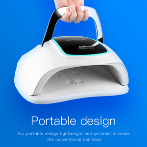SUN BQ 6T 108W Máquina portátil de alta potencia Inducción inteligente Led Esmalte de uñas Lámpara para hornear Terapia de luz Uv - Product Image 5
