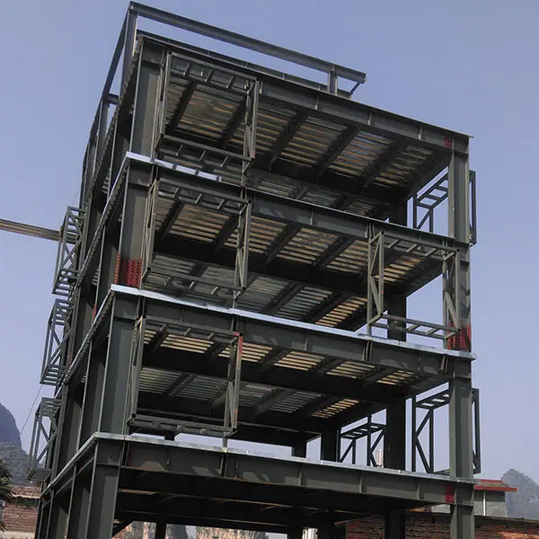 De marco de acero prefabricado Multi-edificio de estructura de acero para la escuela/hotel/apartamento