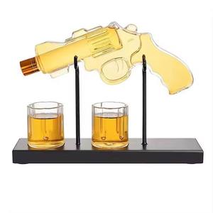 Set pistola whisky Decanter con 2 bicchieri proiettile distributore di liquore personalizzato Scotch Vodka Bourbon migliori regali per papà - Product Image 4