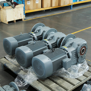 صندوق تروس حلزوني مخروطي طويل الأمد من سلسلة R من سوبرور، محرك وصندوق تروس لتخفيض السرعة للآلات الصناعية - Product Image 6