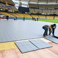 Tapis de sol temporaire antidérapant en plastique résistant aux UV pour événements extérieurs, tentes de réception et chapiteaux de mariage