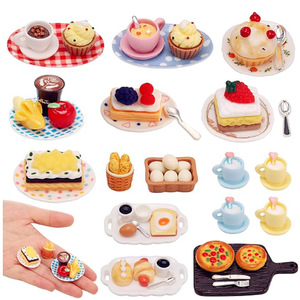 Ensemble de nourriture miniature à l'échelle 1:12, accessoire pour maison de poupée, décoration de <span class=keywords><strong>cuisine</strong></span> pour jeux d'imitation, pour collectionneurs et enfants - Product Image 1