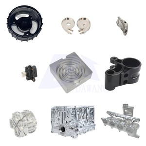บริการงานกลึง CNC แบบ ODM จัดส่งภายใน 3 วัน บริการกัด เจาะ ชิ้นส่วนไทเทเนียม Ti6Al4V ชิ้นส่วนอากาศยาน ข้อต่อหุ่นยนต์ - Product Image 1