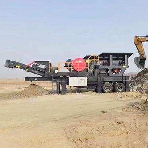 Grande pietra frantoio macchina cingolato tipo frantumazione e vagliatura - Product Image 2