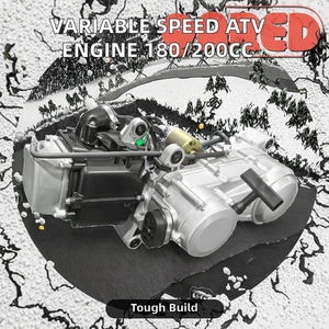 ชุดประกอบเครื่องยนต์ ATV 180 ซีซี ใหม่ พร้อมระบบเกียร์อัตโนมัติแบบ Infinitely Variable Speed ระบบย้อนกลับ 4 จังหวะ ระบายความร้อนด้วยอากาศ ระบบจุดระเบิด CDI แกนกันกระแทก - Product Image 2