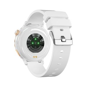 นาฬิกาข้อมือผู้หญิง <span class=keywords><strong>HT21</strong></span> ดีไซน์หรูหรา หน้าปัดคุณภาพสูง จอ HD ขนาดใหญ่ รองรับการโทรผ่านบลูทูธ ตรวจสอบสุขภาพ ประสิทธิภาพสูง อายุการใช้งานยาวนาน - Product Image 5