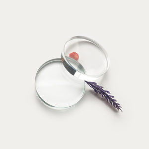 Plaque ronde en verre borosilicate <span class=keywords><strong>Pyrex</strong></span> poli transparent pour instruments et cuisine - Product Image 1