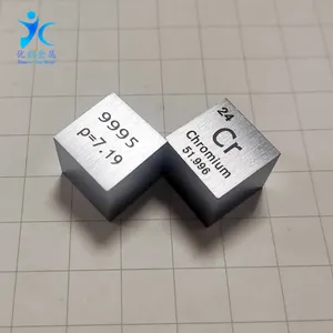 Cube de chrome de haute pureté 10*10*10mm en vente