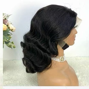 Perruque en cheveux naturels Remy FH Loose Body 13x4, perruques frontales en dentelle vierge, cheveux humains rebondissants, vente en gros - Product Image 5