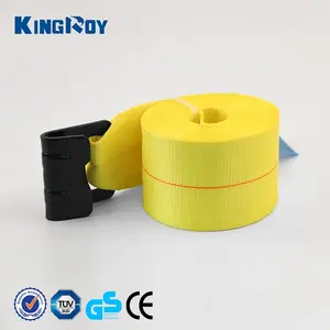 KingRoy 100 millimetri 4 pollici carico <span class=keywords><strong>di</strong></span> <span class=keywords><strong>fissaggio</strong></span> vincolante tessitura strap con gancio piatto per il carico flatbed - Product Image 2