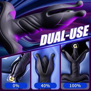 Hel Bloem Uitbreiding Anale Plug Telescopische Prostaat Orgasme Massage Shaker Draadloze Afstandsbediening Dubbele Ring Slot Seksspeeltje - Product Image 4