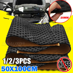 1/2/3PCS 50x100cm 20mm Aislante Acústico y Térmico para Coche, Algodón de Espuma para Capó, Motor y Cortafuegos - Product Image 1