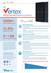 Vente flash - Panneaux solaires <span class=keywords><strong>Trina</strong></span> 480w 490w 495w 500w - Haute efficacité - Panneaux solaires monocristallins pour usages multiples - Product Image 5