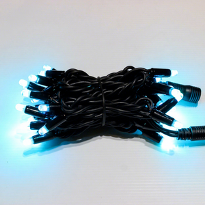 ไฟประดับ LED แบบสายยาว IP65 ขนาดเล็ก 10 ม. 50 ม. 100 ม. สายยางสีดำ แสงขาวเย็น 6000K AC 220V สำหรับภายนอกอาคาร 8 โหมด เหมาะสำหรับตกแต่งต้นไม้เชิงพาณิชย์ - Product Image 1