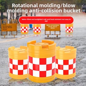 Barriera di Sicurezza YUYUE in <span class=keywords><strong>PE</strong></span> HDPE, Alta Intensità Riflettente Prismatica, Protezione IP66, Plastica Rossa e Gialla - Product Image 5