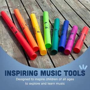 Juego de 8 Tubos Musicales Rimba al por Mayor, Instrumento Musical, Juguetes Educativos para <span class=keywords><strong>Boomwhackers</strong></span> - Product Image 2