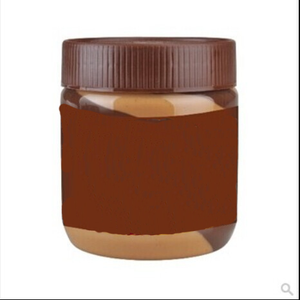 empty amber clear pet plastic cookie jar food grade peanut butter honey plastic jars with tamper proof lid