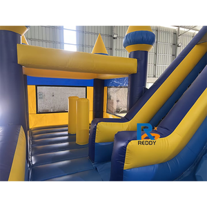 Castillo de salto inflable de PVC comercial Premium Casa de rebote de tobogán gigante para niños - Product Image 5