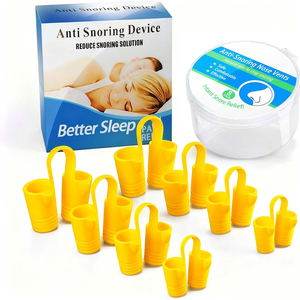 Lot de 8 Dilatateurs Nasaux en Silicone de Différentes Tailles, Clip Nasal Anti-Ronflement pour <span class=keywords><strong>la</strong></span> Prévention <span class=keywords><strong>du</strong></span> Ronflement - Product Image 1