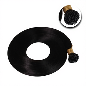 Extensions de cheveux Hairarchy 100% Remy indiennes I TIP Extensions de cheveux 30 pouces Noir naturel Non teignable et non permanentable - Product Image 1