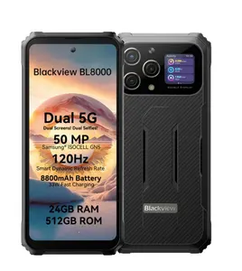 คุณภาพสูงแฟชั่นโทรศัพท์ Blackview BL8000 12GB + 512GB 5Gสมาร์ทโฟน 8800mAh 33W Fastชาร์จ 5Gโทรศัพท์มือถือ