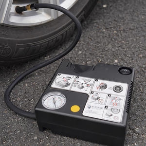 ปั๊มลมรถยนต์ขนาดเล็กแบบใหม่ เครื่องเติมลมยางอัตโนมัติ เครื่องอัดอากาศ - Product Image 3