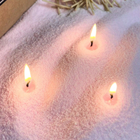 Fabrication de cire d'aromathérapie bricolage faite à la main cire de sable colorée en sac cire de perle granulaire pour les décorations de Noël et de mariage