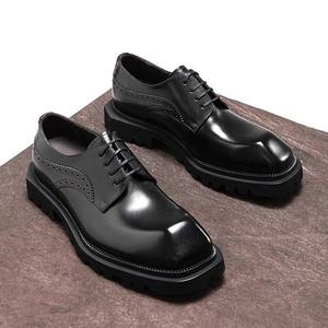 Luxury Men's Formal Business Leather Shoes High-Quality Cowhide Handmade Casual Men's leather <b>Dress</b> Shoes & Oxfords - Product Image 2