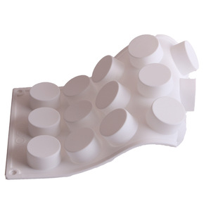 15 Cavity Round Cylindrical Mousse Cake <b>Silicone</b> Mold Flexible <b>Baking</b> DIY Mold For Dessert Making - Product Image 4