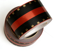 Papier à filtre pour cigarettes noir et rouge sur mesure, MOQ 1 tonne, service OEM/ODM