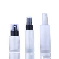 Vente en gros de flacons vaporisateurs en verre givré dorés et argentés vides de 30 ml, 50 ml, 60 ml, 80 ml, 100 ml, 120 ml