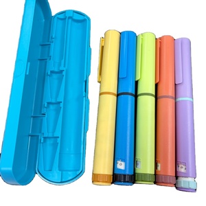 Multi Color Plastic 3ml Reusable <b>Refill</b> <b>Pen</b> Housing Matching Storage Box Factory Wholesale Custom Logo Available <b>Pen</b> Shell - Product Image 1