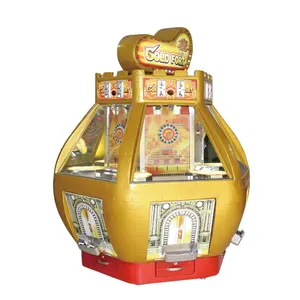 Indoor 1 Speler Kwart Lucky Paradise Crazy Circus Enkele Super Goochelaar Kaart Drop Coin Pusher Machine