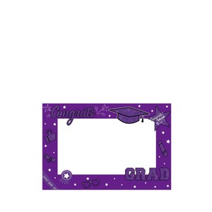 <b>Graduation</b> Photo Props Glasses <b>Frame</b> Set 2026 Class Party Decoration With Glitter Design For <b>Graduation</b> Celebration - Product Image 3
