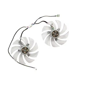 Ventilador para GPU PowerColor Hellhound Spectral White <span class=keywords><strong>AMD</strong></span> Radeon RX 6650 XT 8GB GDDR6, 98MM 4PIN FD10015H12D <span class=keywords><strong>RX6650XT</strong></span> - Product Image 2