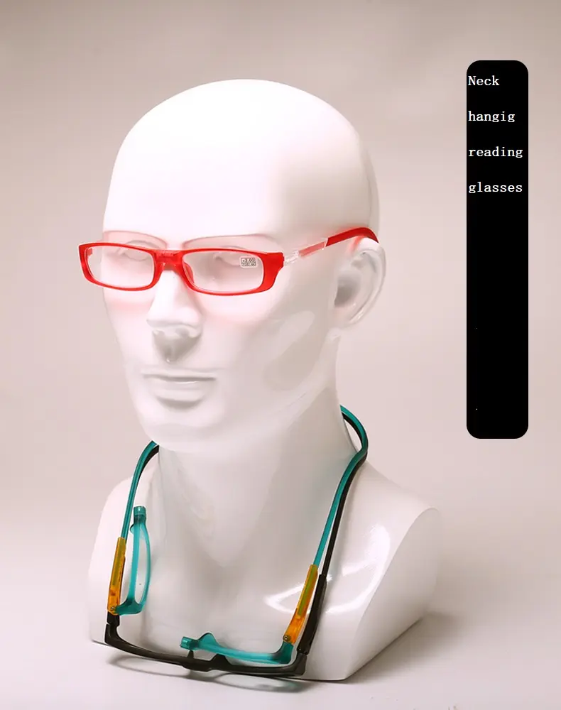 2023 Hot Sell Magnet Reading Glasses Wholesale Classic Hang Neck Convenient Easy Carry Folding Glasses For Old Man