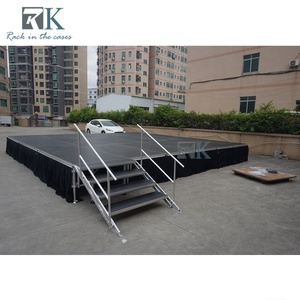 Outdoor <b>Stage</b> <b>Platform</b> 750kg/sq.m Loading Aluminum <b>Stage</b> <b>Platform</b> with Skirts Custom Color - Product Image 4