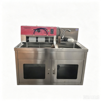 Machine commerciale tout-en-un semi-automatique pour le lavage, le nettoyage, le séchage, la désinfection et la stérilisation des chaussures et des baskets