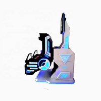 Simulador 9D de Movimiento Completo VR 360, Simulador de Vuelo, Equipo Metálico para Interiores/Exteriores, para Centros Comerciales, Parques Temáticos, Genera Ingresos