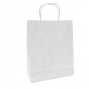 Custom Logo Wholesale Grocery Food Fruit Packing <b>Bag</b> Brown Kraft Paper Gift <b>Bag</b> with Handle Item Industrial Surface <b>Packaging</b> - Product Image 6