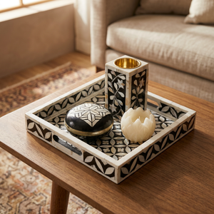 Sous-verre rectangulaire moderne en bois de chêne de haute qualité, moules en résine pour bière, moulage époxy fait main, pour tasses à thé et café, écologique - Product Image 2