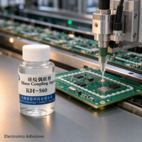 Agent de couplage silane KH-560 Glycidoxypropyl Trimethoxysilane pour adhésifs, mastics, composites