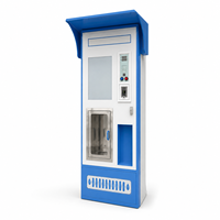 Distributeur d'eau automatique RO 60 120 160 240 LPH avec paiement par pièces, carte et QR code pour l'extérieur