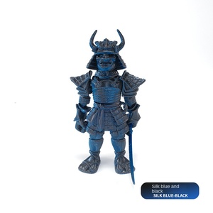 Figurine d'action articulée de samouraï japonais imprimée en 3D (PLA/PVC) avec articulations mobiles, ornements rétractables, pendule, en boîte, collection Frozen - Product Image 3